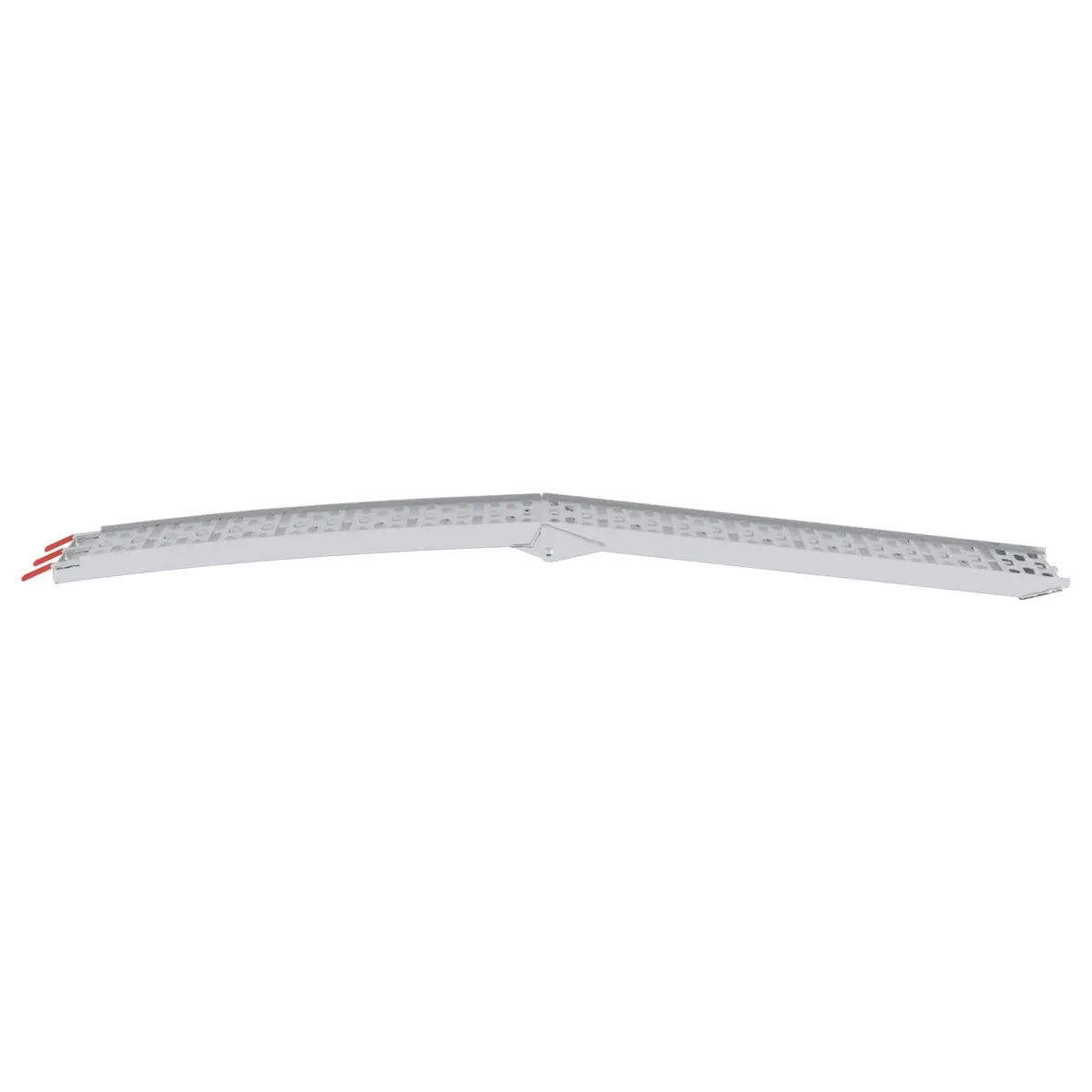 Foldable Motorcycle Ramp for Loading 340 kg Capacity Aluminium Pair Silver