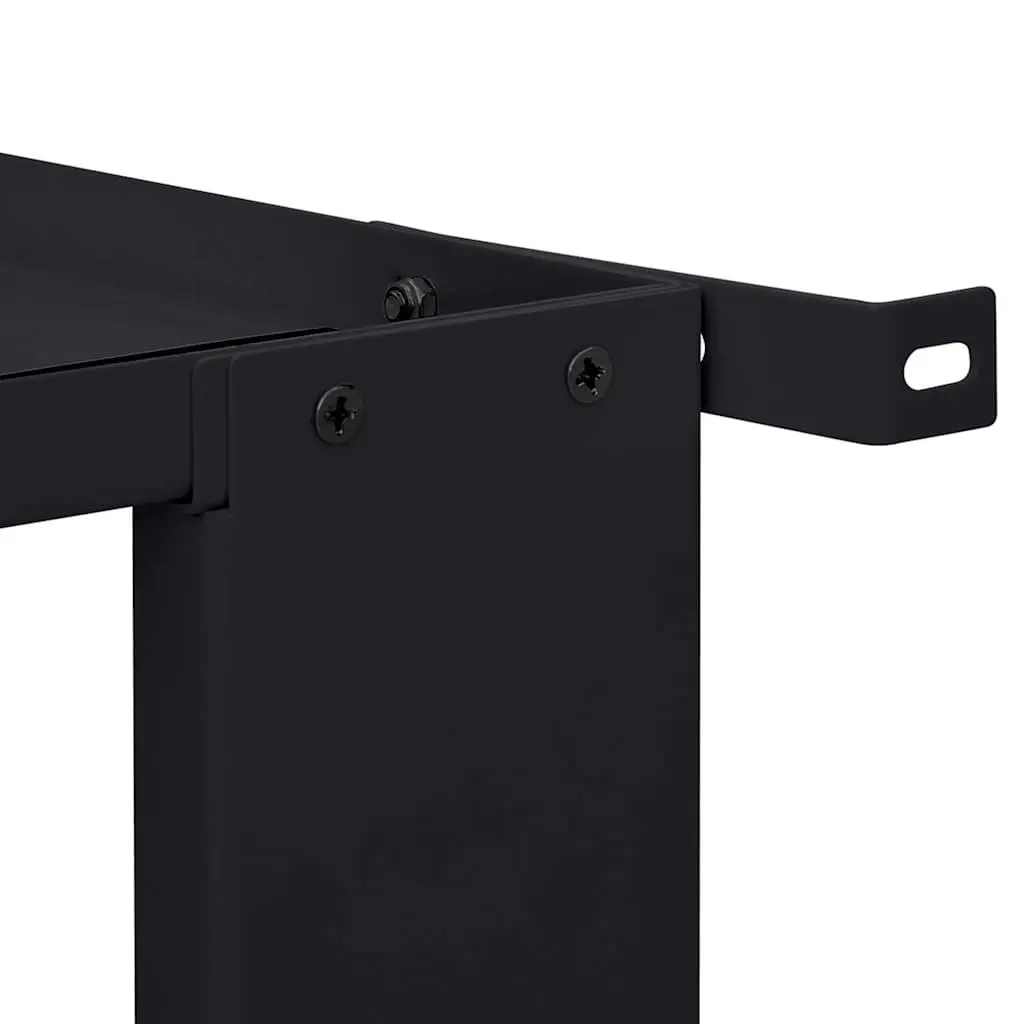 Washing Machine Pedestal Black Steel Laundry Room Riser Stand