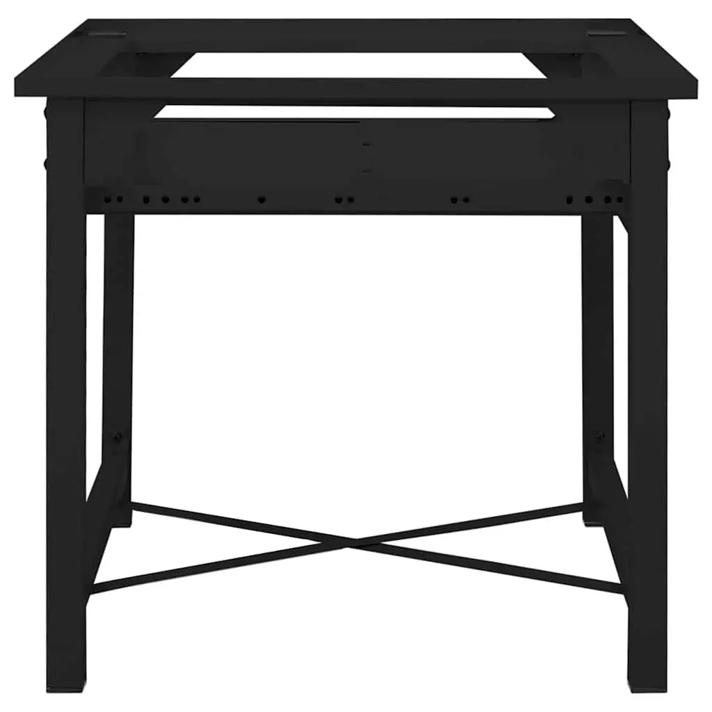 Washing Machine Pedestal Riser Black Steel Laundry Room Bathroom Storage Stand 60 x 56 x 52 cm