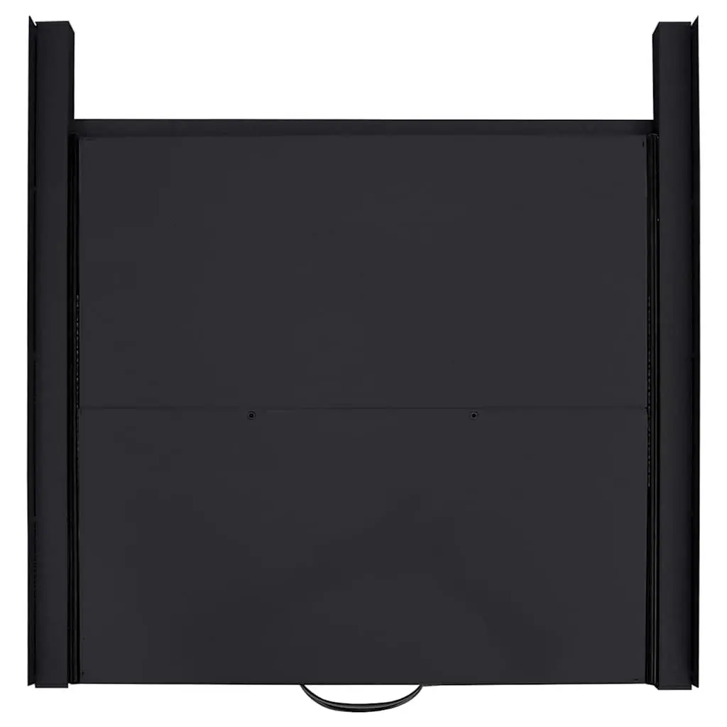 Washing Machine Shelf Storage Organizer 60x60x8 cm Black Steel Utility Room