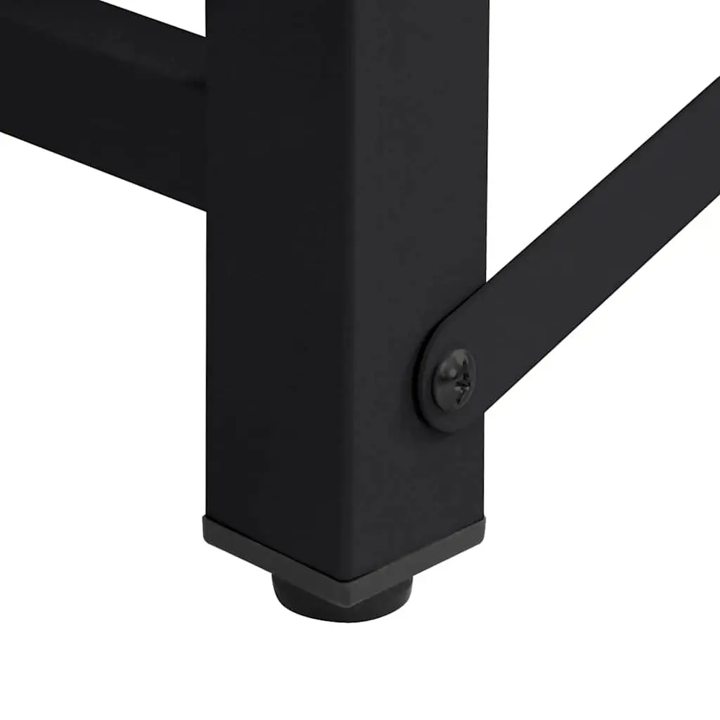 Washing Machine Pedestal 2 pcs Black Laundry Room Bathroom 1245 x 615 x 325 cm