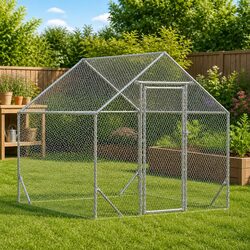 Specifications of Chicken Cage Galvanised Steel 200 x 170 x 177 cm