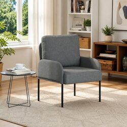 Specifications of Modern Grey Sofa: 55cm Depth, Durable Build