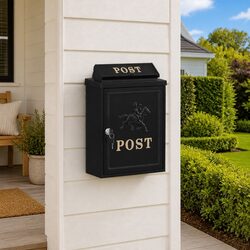 Specifications of the Wall Mounted Mailbox in Black
