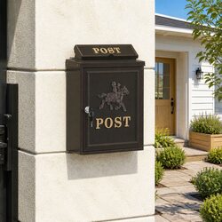 Specifications of Wall-Mounted Bronze Cast Mailbox