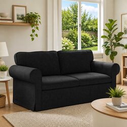 Black Modular Sofa Specifications: 175 x 82 x 80 cm