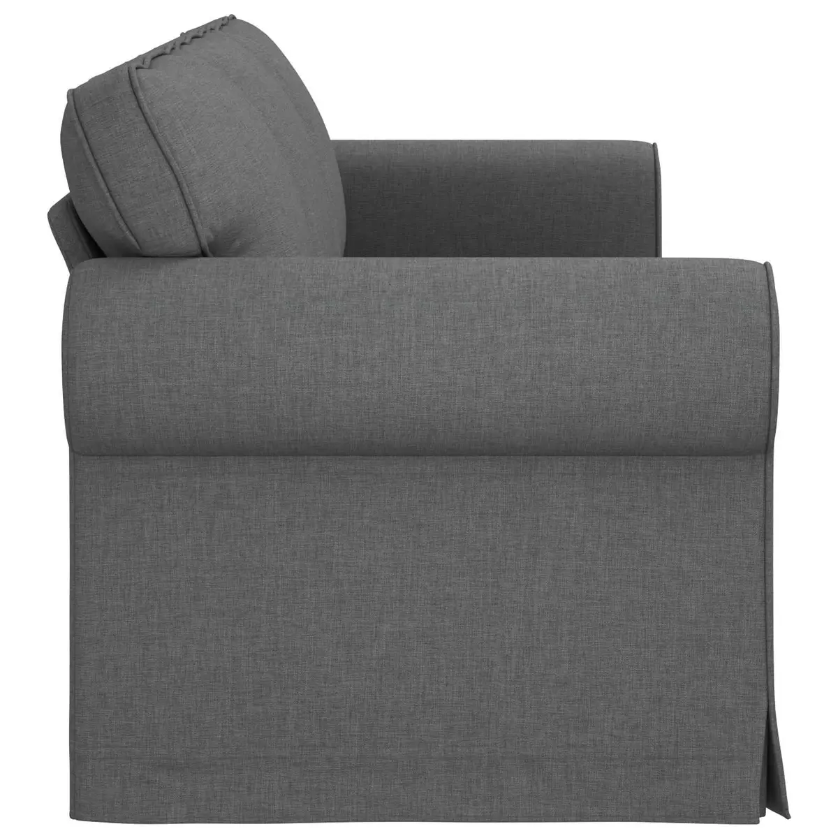 Modular Sofa Living Room Grey Fabric 245cm