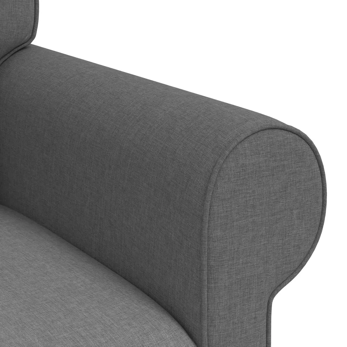 Modular Sofa Living Room Grey Fabric 245cm