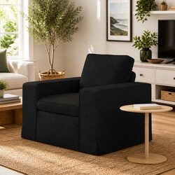 Black Modular Sofa Dimensions: 103 x 80 x 82 cm