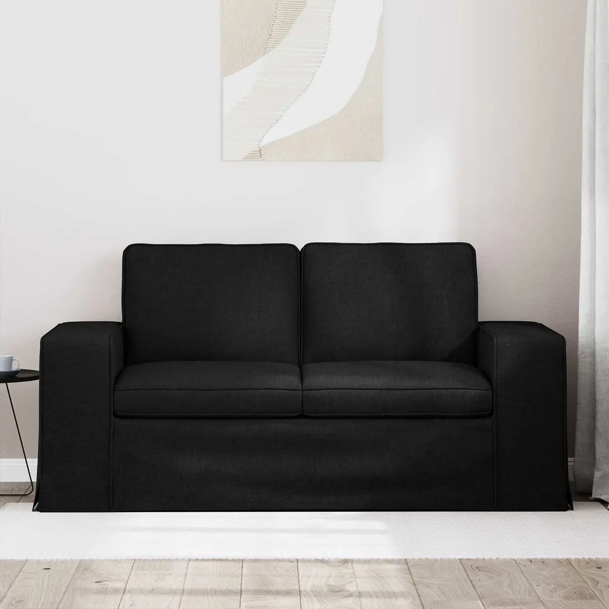 Modular Black Sofa