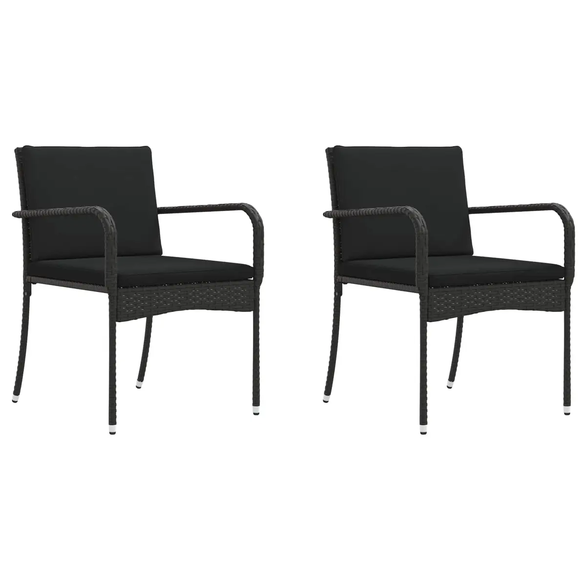 Garden Furniture Set Outdoor Patio Seating with Cushions Steel Frame Acacia Wood Table