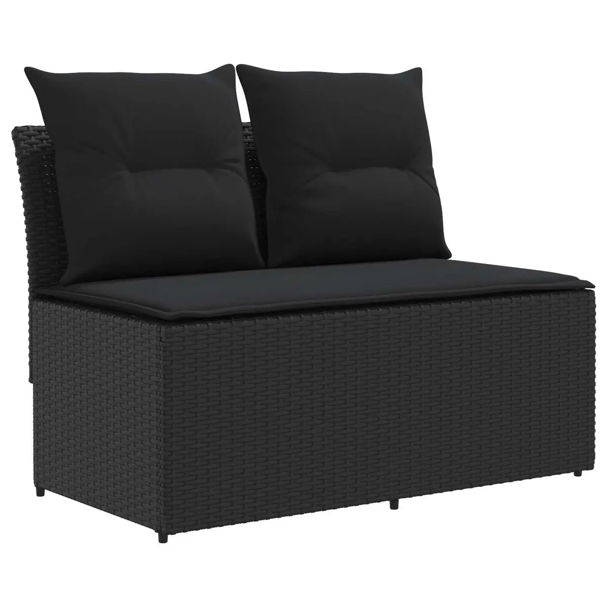 Outdoor Middle Sofa with Lift-Up Table
