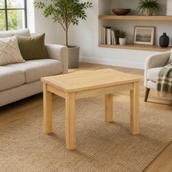 Solid Acacia Wood Coffee Table Indoor Outdoor Garden Living Room Furniture Brown