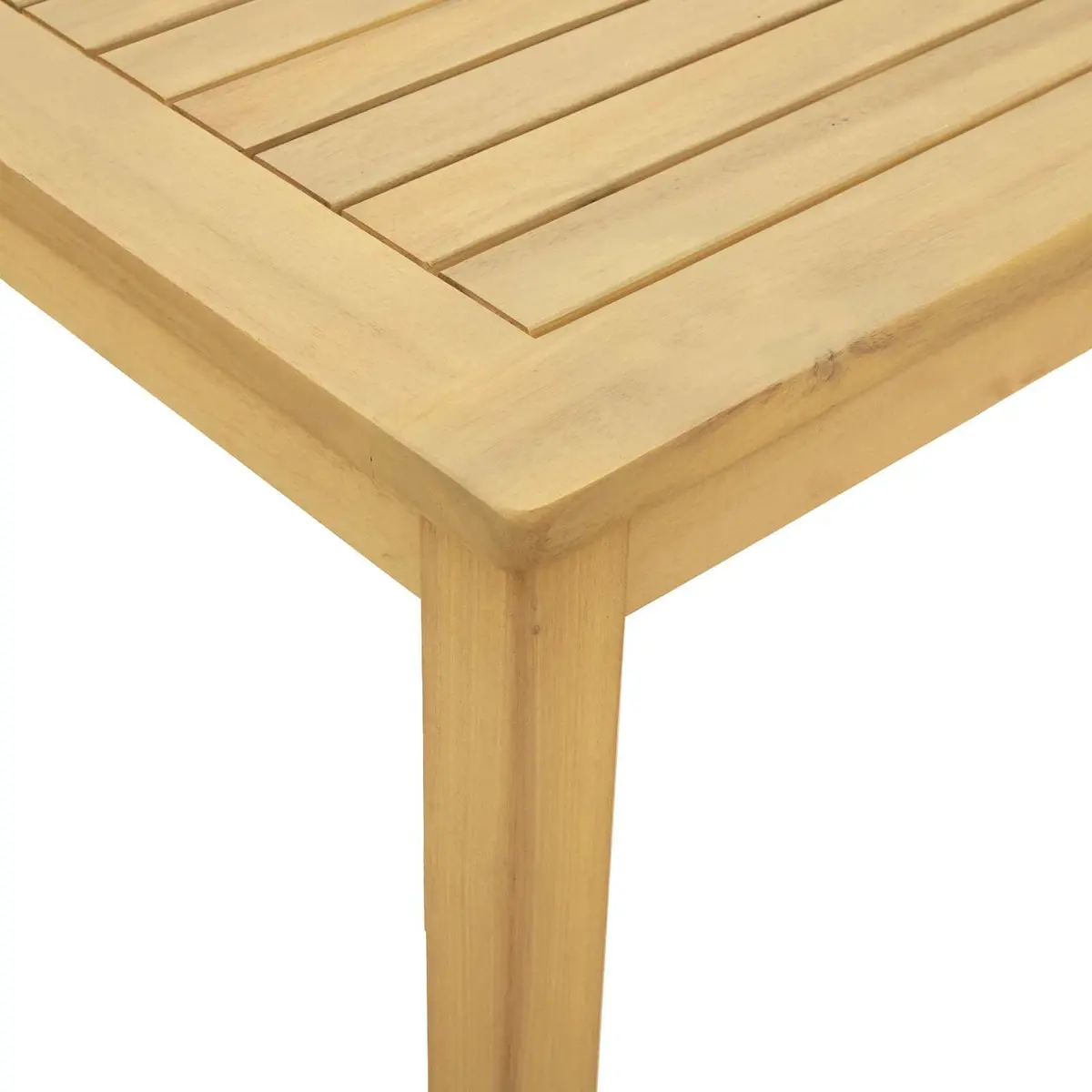 Solid Acacia Wood Coffee Table Indoor Outdoor Garden Living Room Furniture Brown