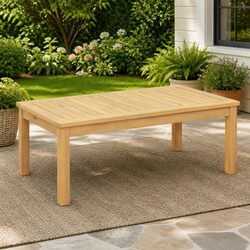 Solid Acacia Coffee Table - Dimensions 90 x 50 x 36 cm