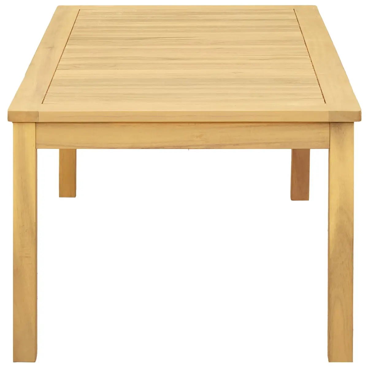 Solid Acacia Wood Coffee Table 110 x 60 x 45 cm Garden Patio Outdoor Indoor