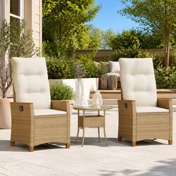 Specifications of Reclining Garden Chair - Beige Color