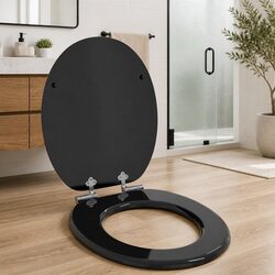 Specifications for Black Soft-Close Toilet Seat MDF Board