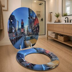 Specifications of Multicolour MDF Soft-Close Toilet Seat