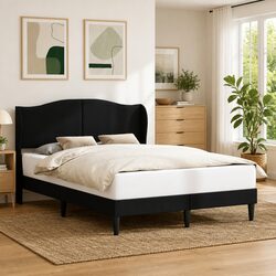 Specifications of the Black Faux Leather Bed Frame