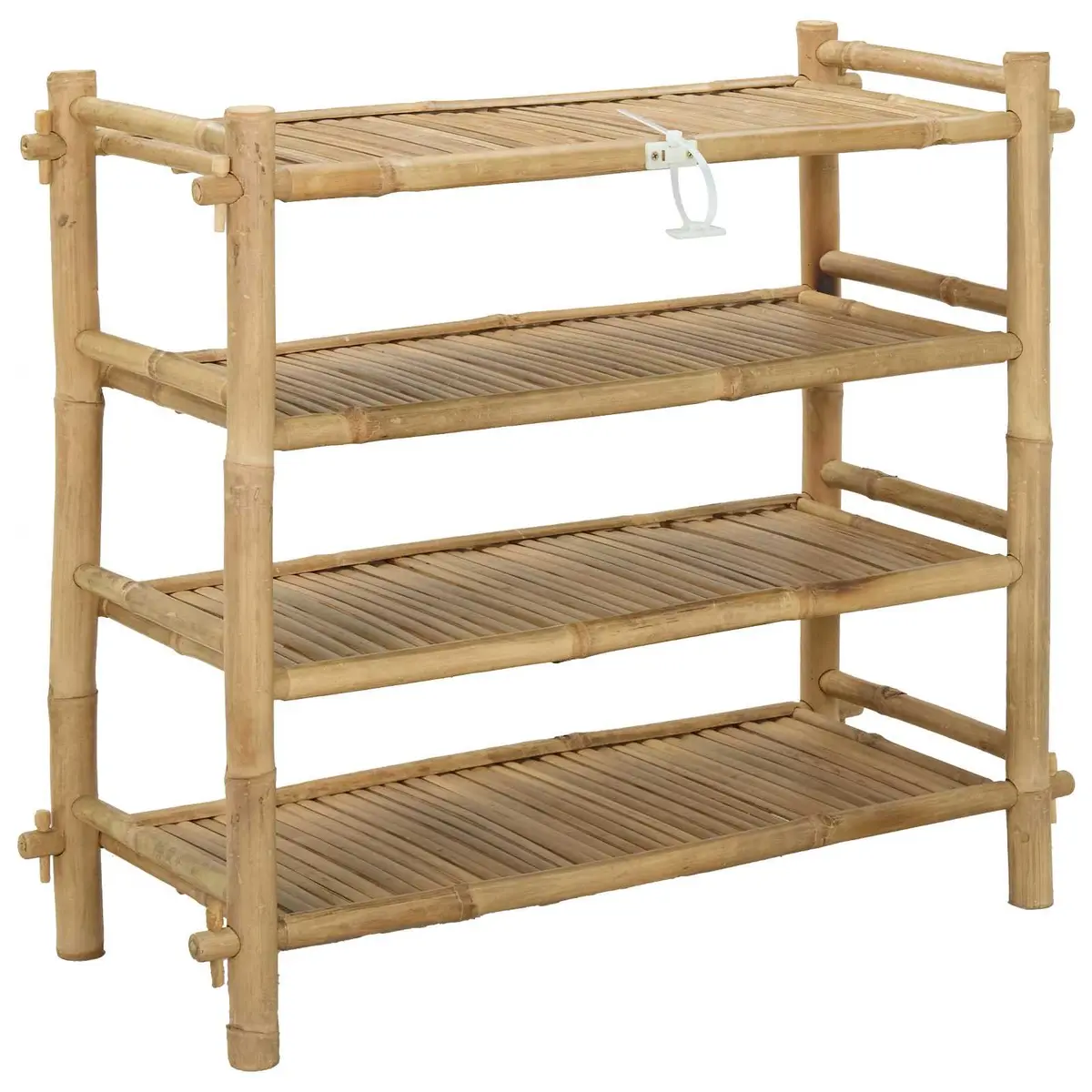 4-Tier Bamboo Shoe Rack