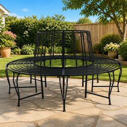 Tree Bench Specifications: Steel, 160cm Diameter