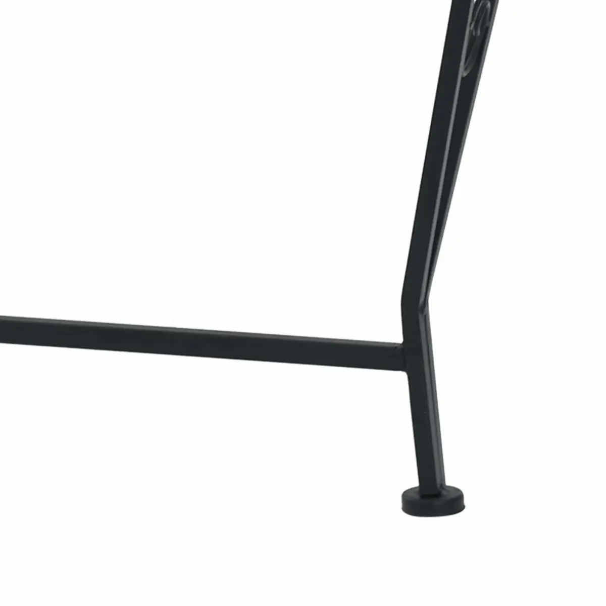 Tree Bench Round Garden Seating Outdoor Furniture Steel Black 160cm