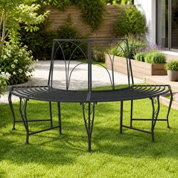 Dimensions & Specs of Our 4-Seater Outdoor Tree Bench