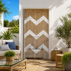 Natural Bamboo Insect Door Curtain 200 x 90 cm