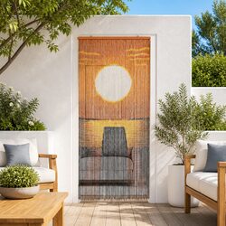 Insect Door Curtain Specifications: Bamboo 200 x 90 cm