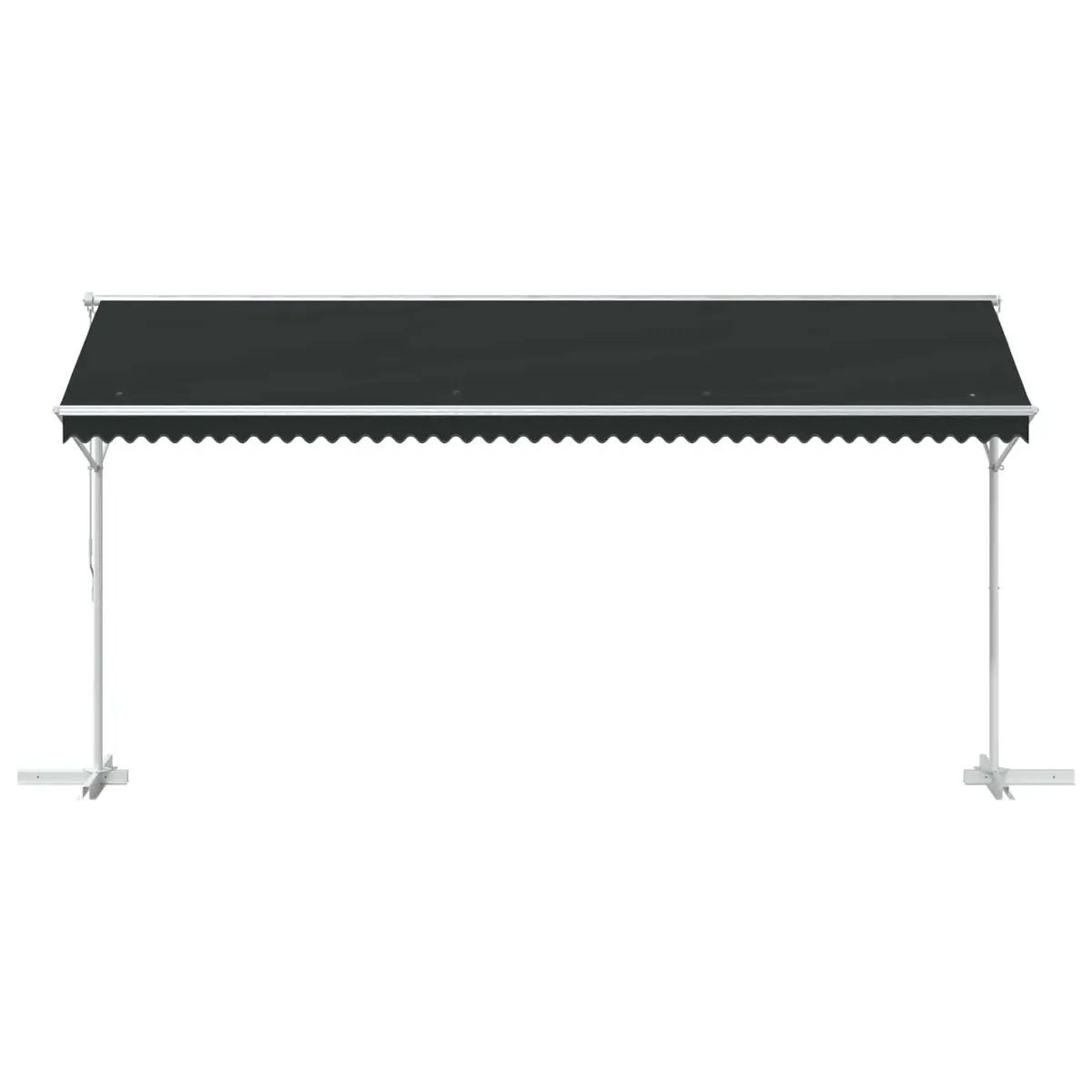 Free Standing Awning Outdoor Patio Garden Shade 5 x 3 m Anthracite Hand Crank