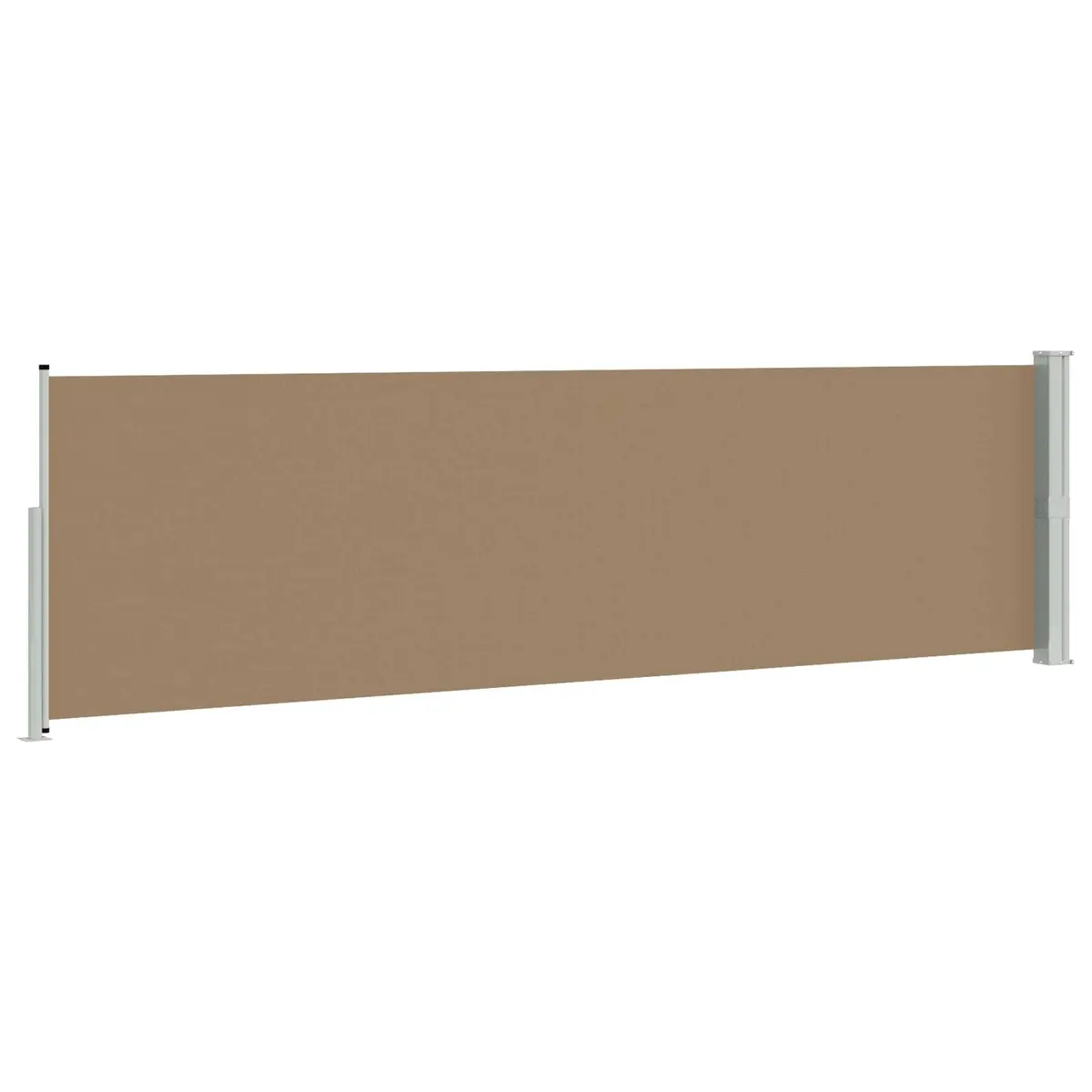 Retractable Side Awning 140 x 500 cm with Steel Frame