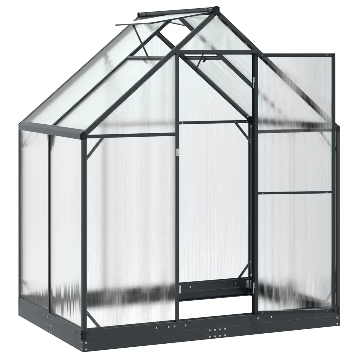 Garden Greenhouse Tunnel Outdoor Adjustable Height Anthracite