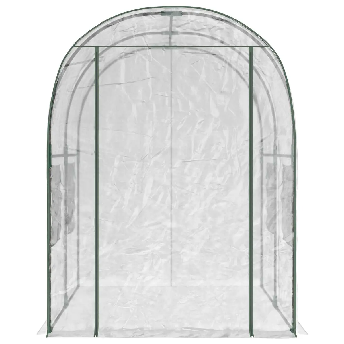 Garden Greenhouse Outdoor Portable PVC Frame 160 x 200 x 192.5 cm Transparent