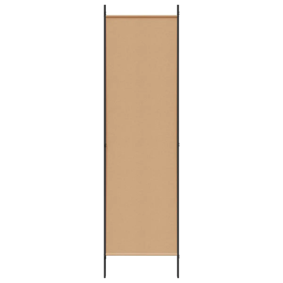 Fabric Room Divider Privacy Screen Foldable Beige 150x180cm Partition Panel for Living Space