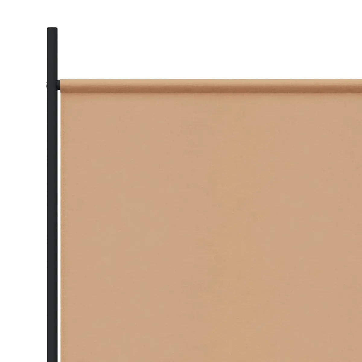 Room Divider Indoor 3-Panel Folding Privacy Screen Beige 260 x 180 cm