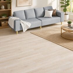 Self-Adhesive PVC Flooring Planks 18 Pieces White 5.26m² Indoor Floor Tiles