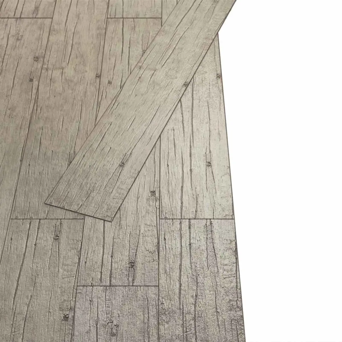 Self-Adhesive PVC Flooring Planks 5.02m² 36pcs Indoor Washed Oak Grey