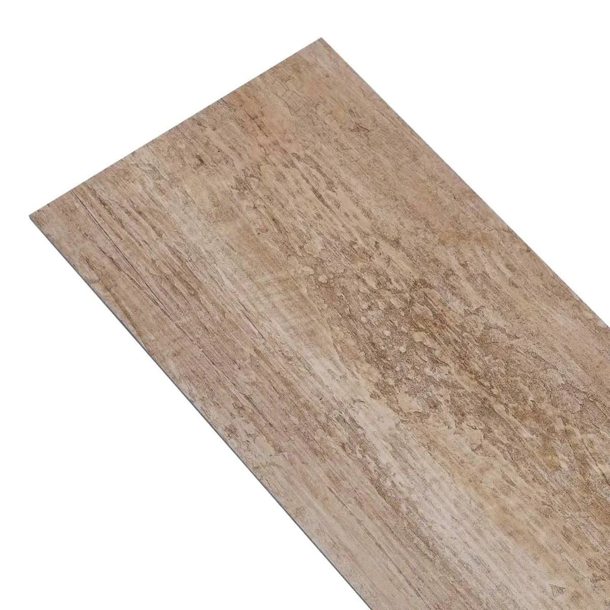 Self-Adhesive PVC Flooring Planks 5.02 m² Wood Washed Brown Indoor Laminate