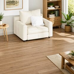 Self-Adhesive Oak Brown PVC Planks - 18 Pieces, 2.51 m² Coverage