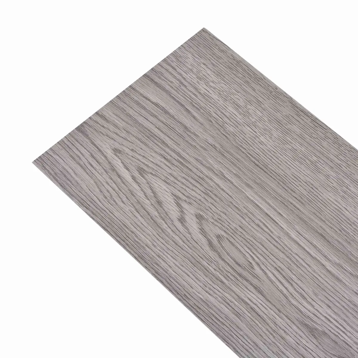 PVC Flooring Planks, 18 pcs Dark Grey, 2.51 m² Coverage