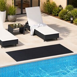 Specifications of the Black Rubber Floor Mat 1 x 2 m
