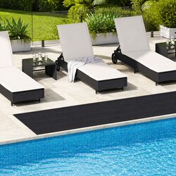 Outdoor Rubber Floor Mat Specifications: 1 x 5 m, Black