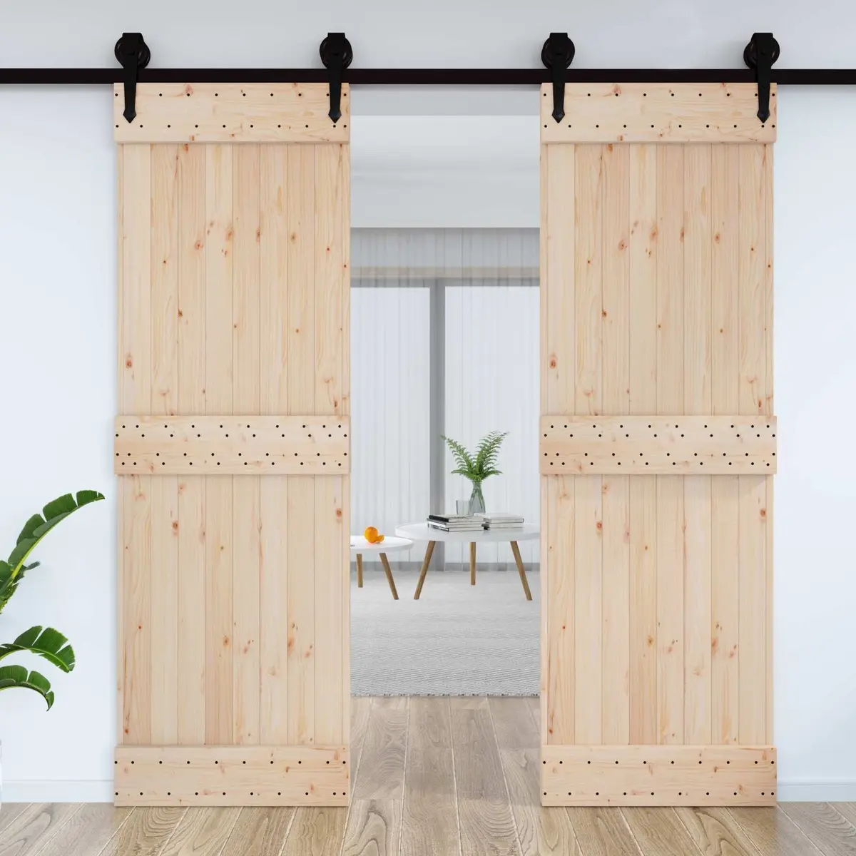 Solid Pine Wood Interior Door 70 x 210cm