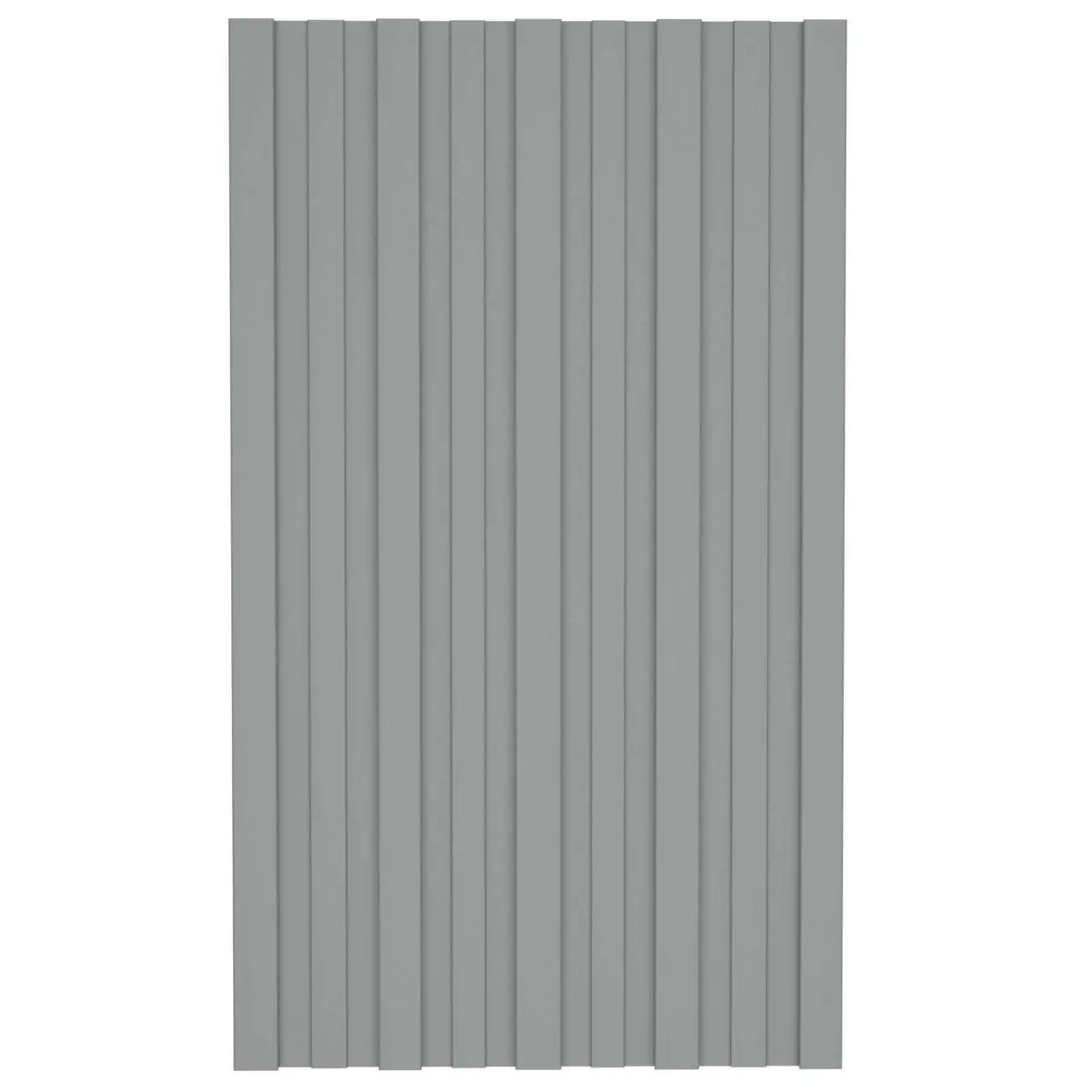 Roof Panel for Temporary Structures 80 x 45 cm Grey Galvanised Steel 36 Pieces