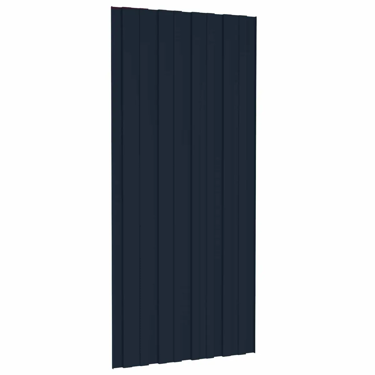 Roof Panel for Temporary Structures 100 x 45 cm Galvanised Steel Rectangular 12 Piece Set Anthracite