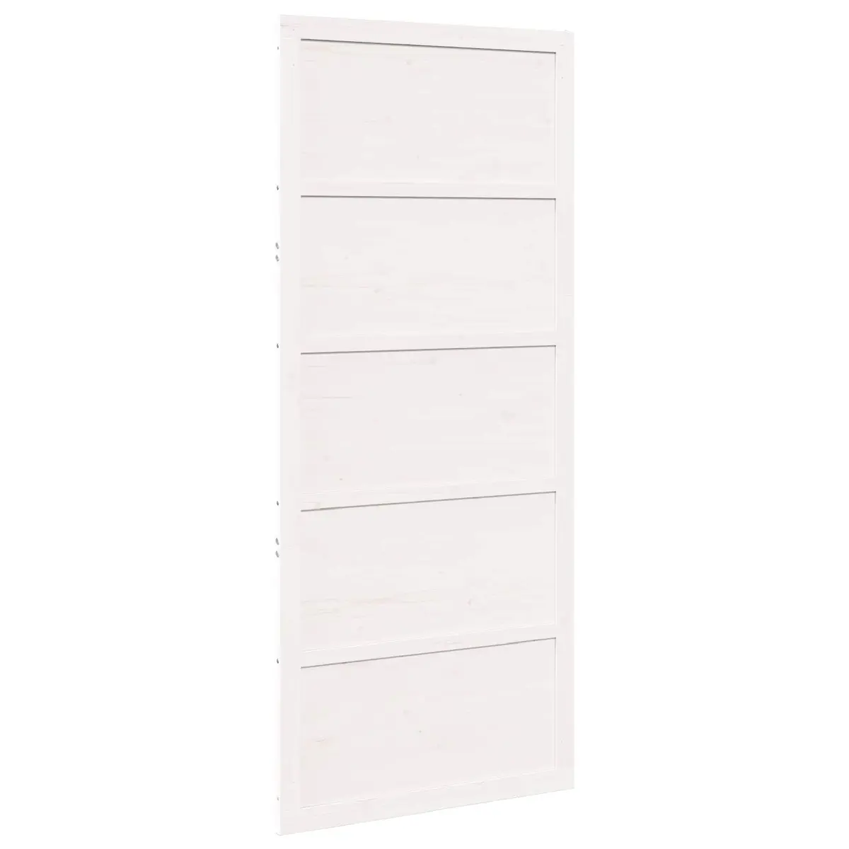 Sliding Barn Door Interior White Solid Pine Wood 100 x 208 cm