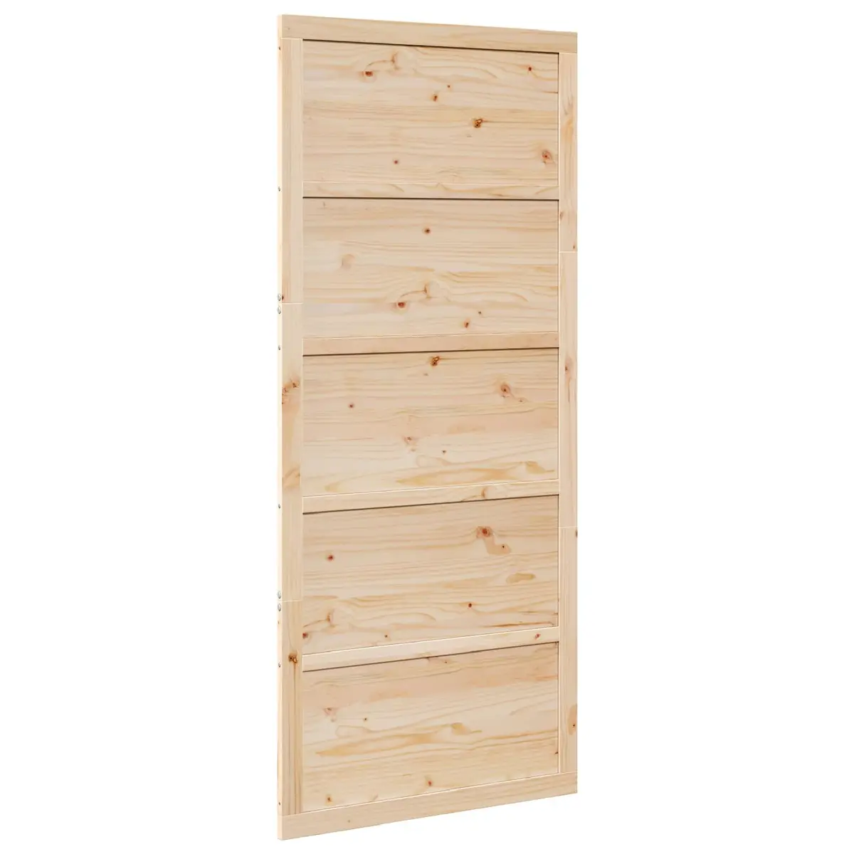 Barn Door Sliding 80cm Solid Pine Wood Rustic Interior Space-Saving Home