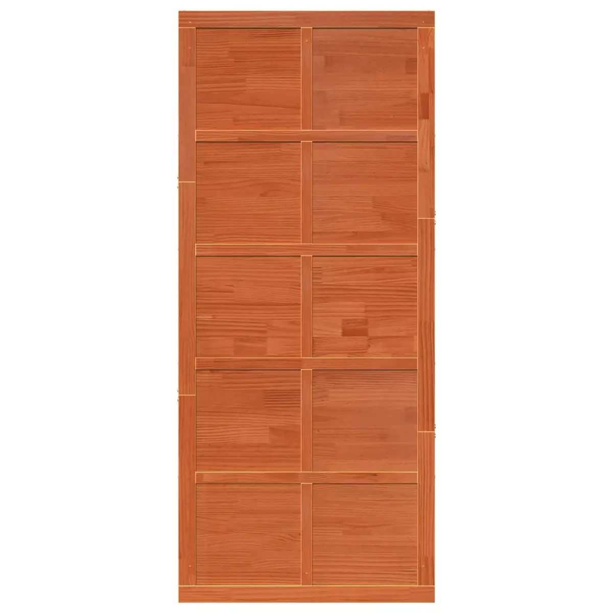 Solid Pine Brown Sliding Barn Door