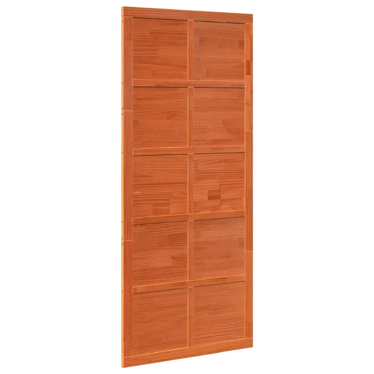 Solid Pine Brown Sliding Barn Door